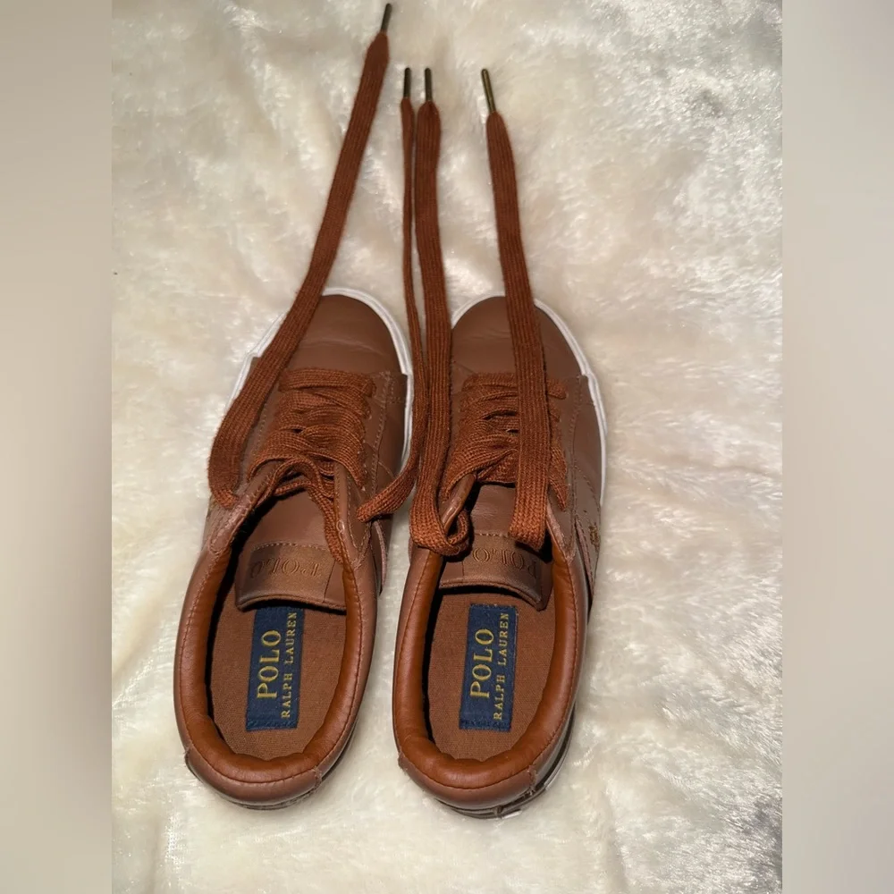 Polo by Ralph Lauren Men's Tan‎ Sneakers